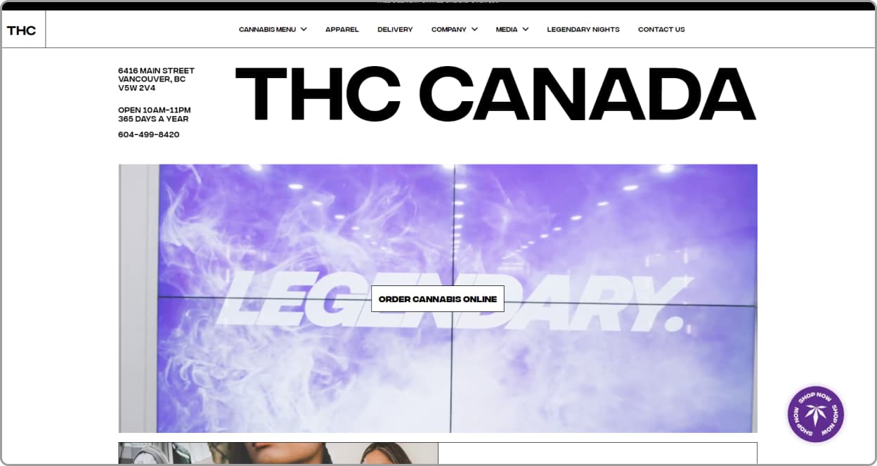 THC Canada - Cannabis store Vancouver